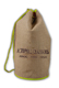 BASKET: sac en toile de jute naturel forme type Marin à base ronde