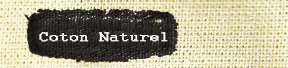 Coton naturel - Toile de coton naturel
